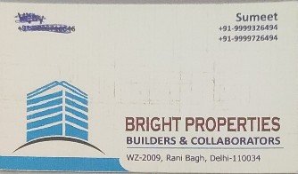 Bright Properties Rani Bagh Delhi