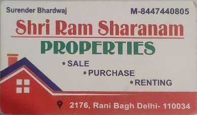 Shri Ram Sharnam Properties Rani Bagh Delhi