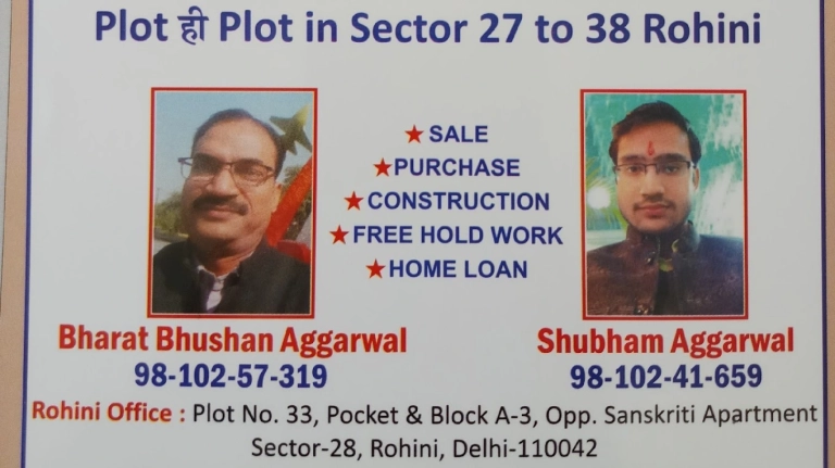 AGGARWAL'S BHARAT PROPERTIES Sector 28 Rohini Delhi