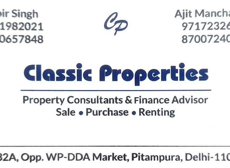 Classic Properties Pitampura Delhi