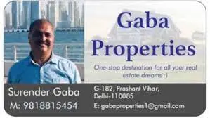Gaba Properties Prashant Vihar Sector 14 Rohini Delhi