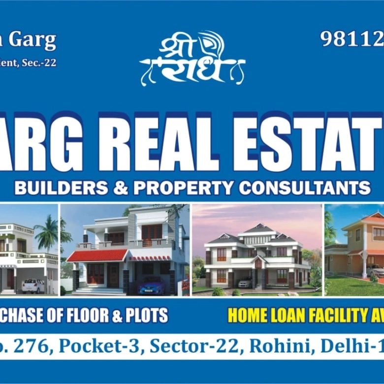 Garg real estate Sector 22 Rohini Delhi