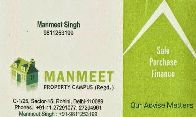 MANMEET PROPERTY CAMPUS Sector 15 Rohini Delhi