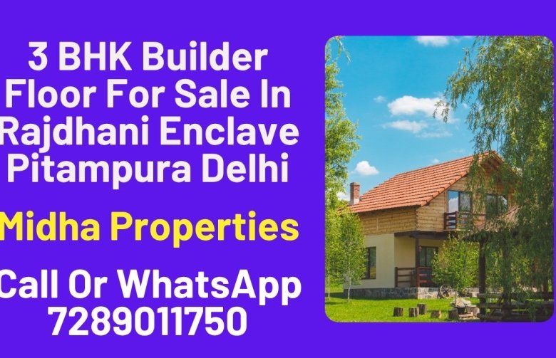 3 BHK Builder Floor For Sale In Rajdhani Enclave Pitampura Delhi