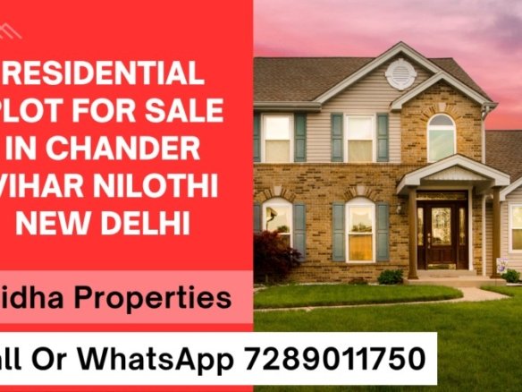 Residential plot for sale in chander vihar nilothi new delhi