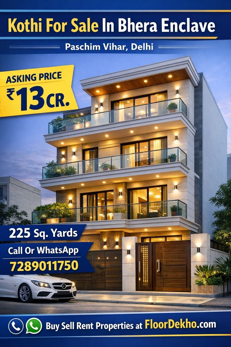 Kothi For Sale In Bhera Enclave in Paschim Vihar Delhi