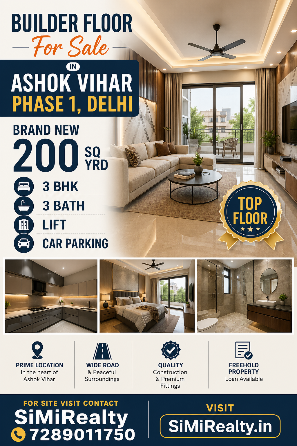Builder Floor For Sale In Ashok Vihar Phase 1 Delhi