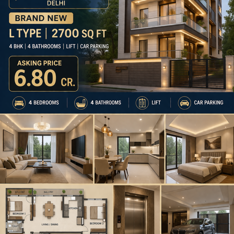 L Type Builder Floor For Sale In Sainik Vihar Pitampura Delhi