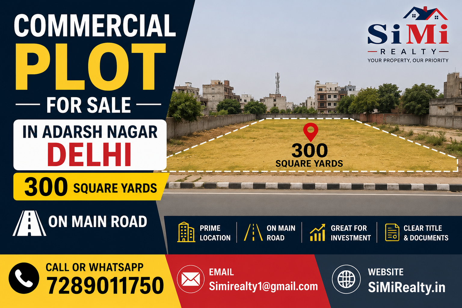 Commercial Plot For Sale In Adarsh Nagar Delhi