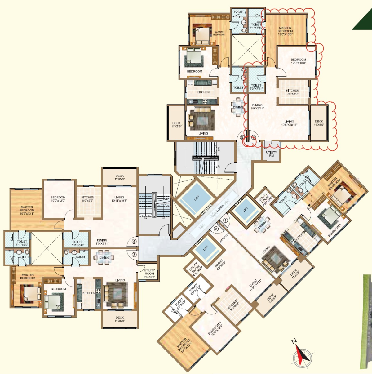 2BHK + Store Apartment for Sale – Vasant Oasis, Marol, Andheri East