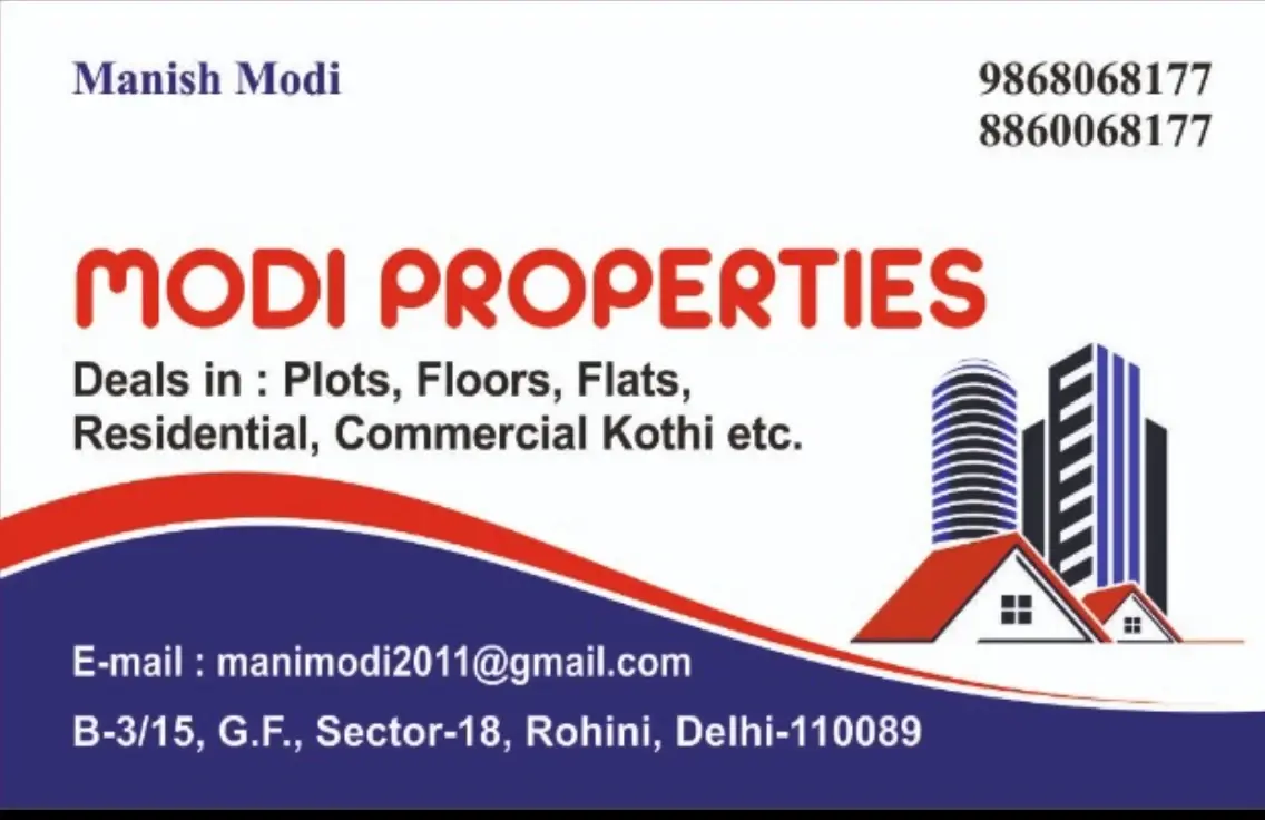 Modi Properties Sector 18 Rohini Delhi