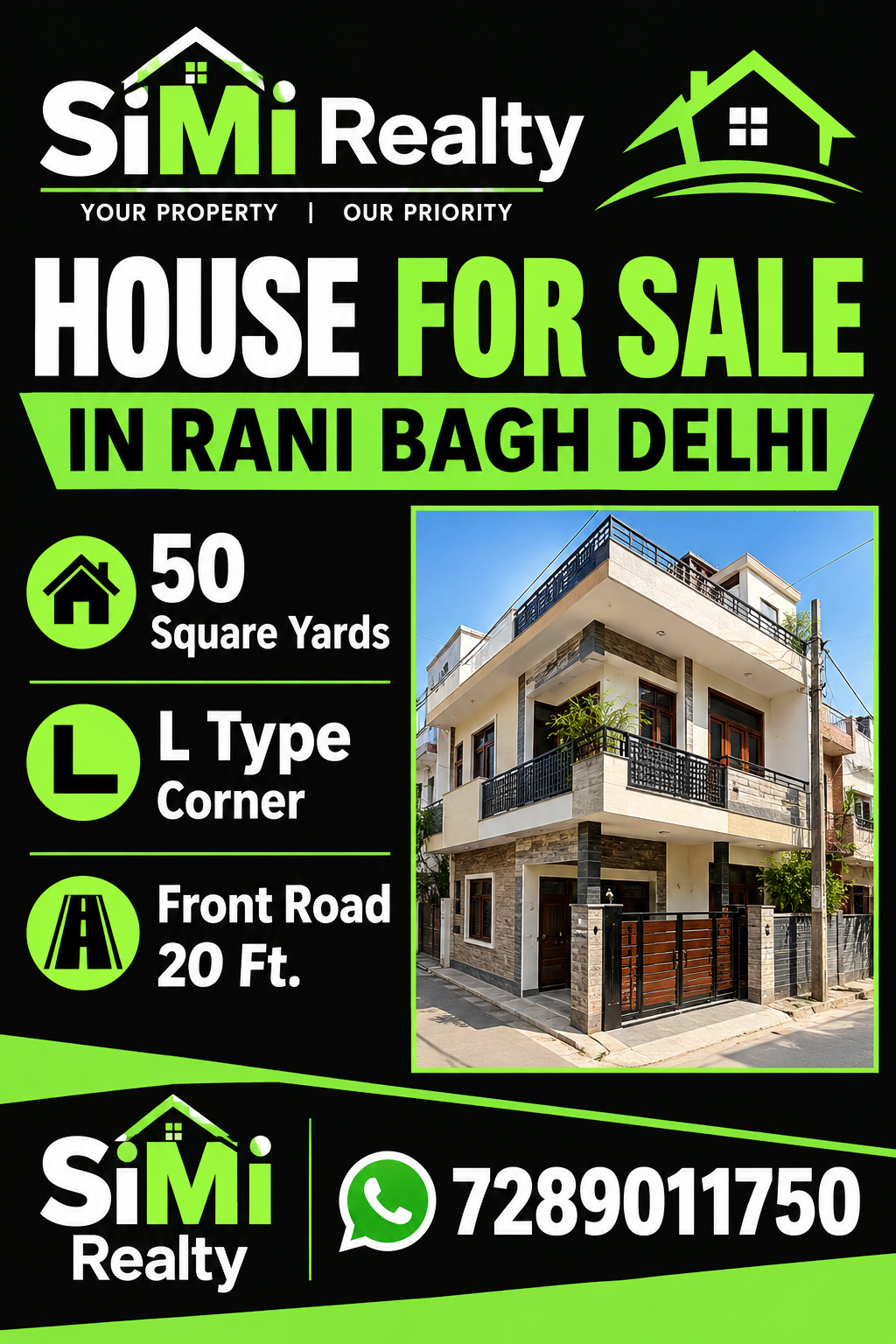 House For Sale In Rani Bagh Delhi