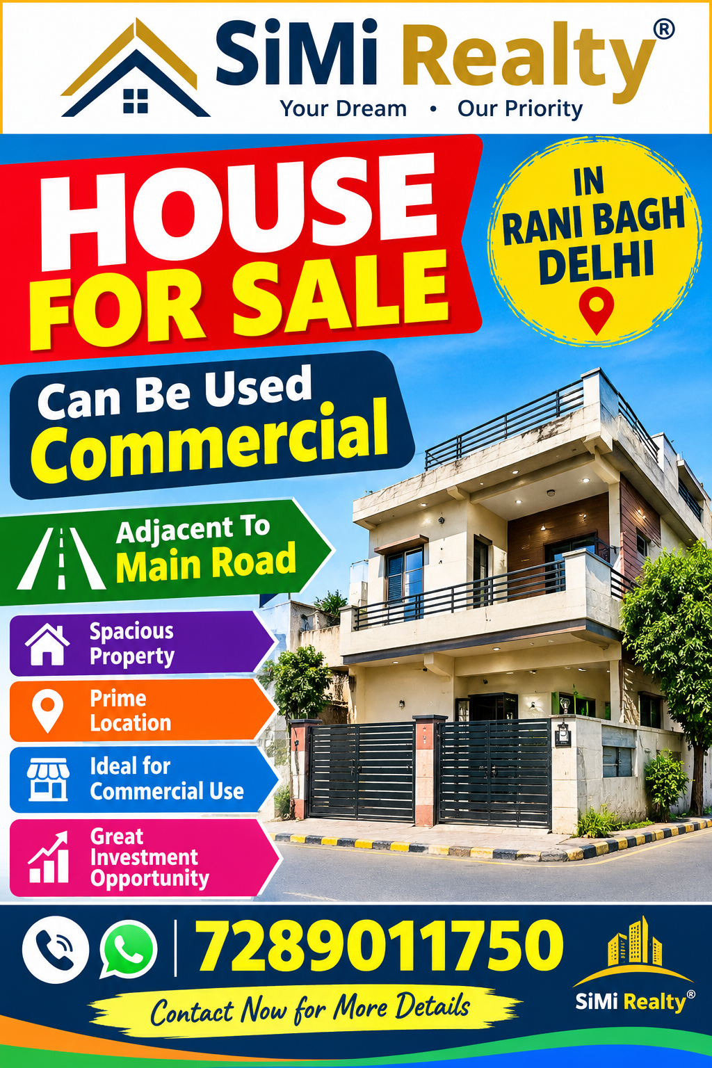 Top Floor For Sale In Sri Nagar Rani Bagh Delhi