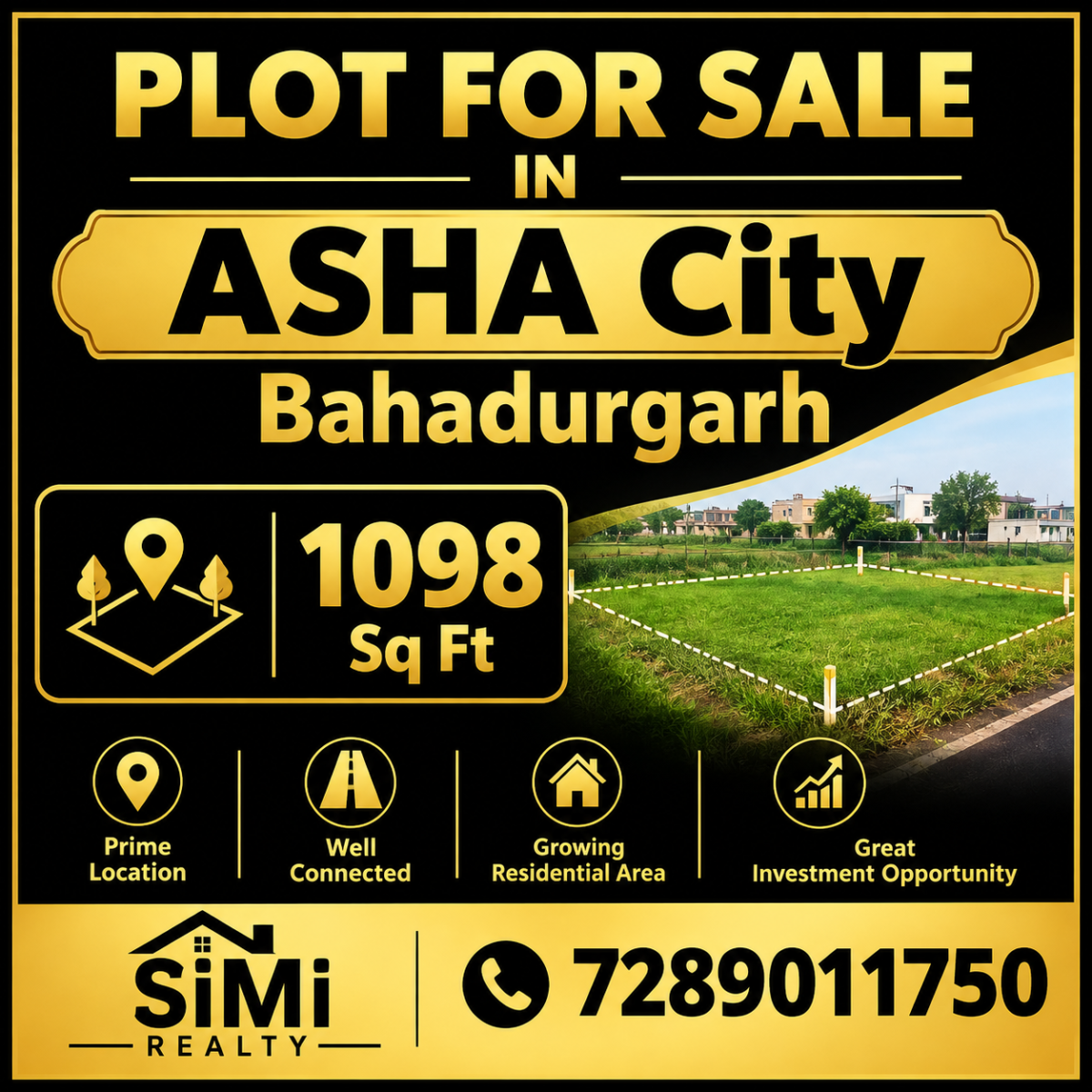Plot For Sale In Asha City Bahadurgarh