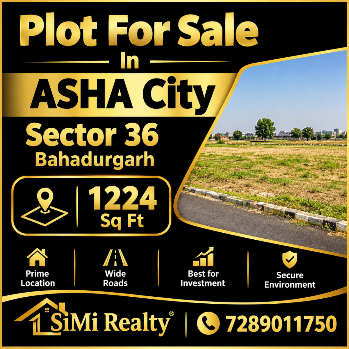 Plot For Sale In Asha City Sector 36 Bahadurgarh