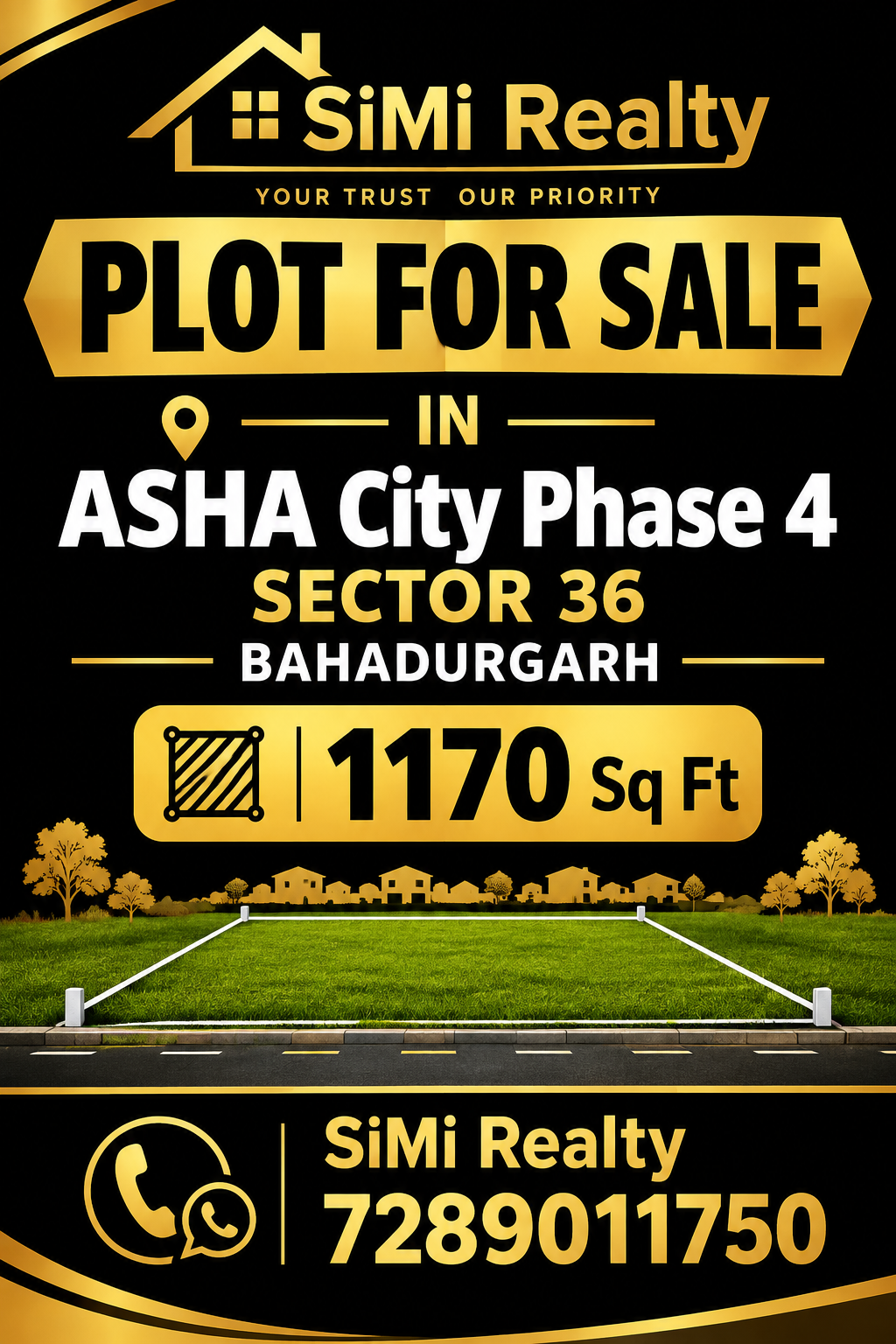 Plot For Sale in Asha City Phase 4 Sector 36 Bahadurgarh