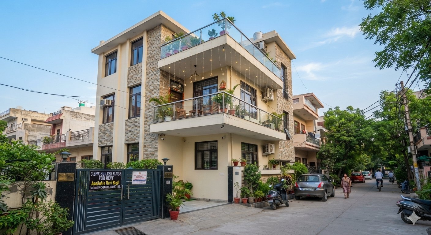 3 BHK Builder Floor For Rent In Rani Bagh Delhi