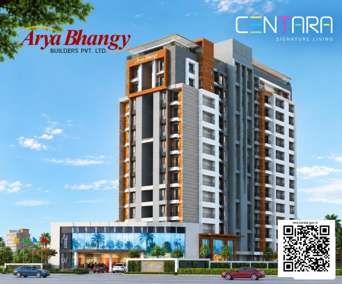 Arya Bhangy Centara – Premium 3 & 4 BHK Apartments in Vyttila, Kochi